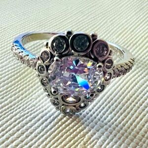 Bomb Party Ring— Diamond 💍 Cubic Zirconia